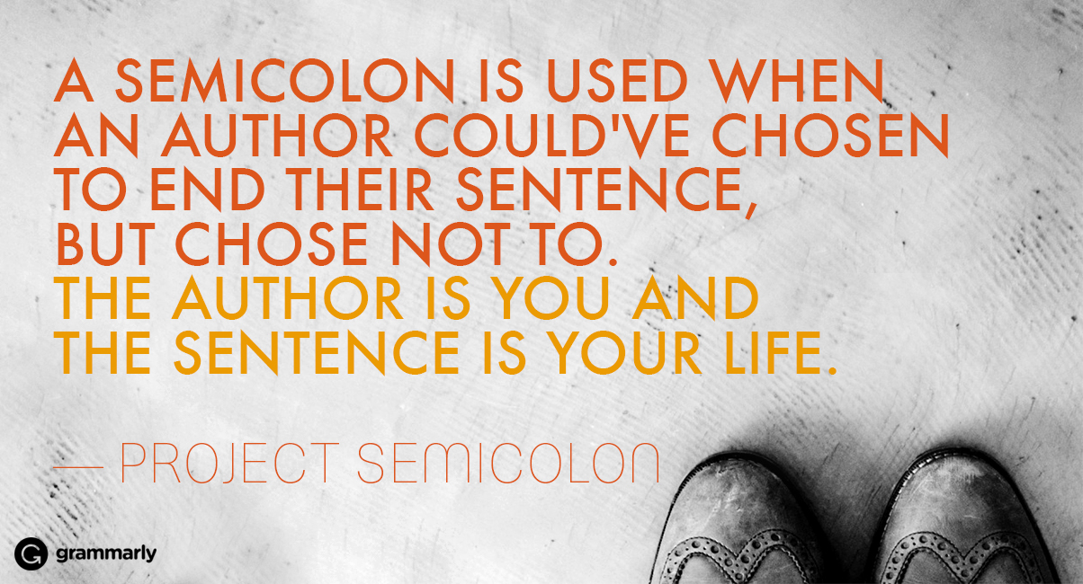 semicolon project tattoo