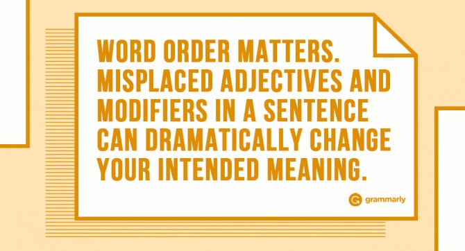 define squinting modifier