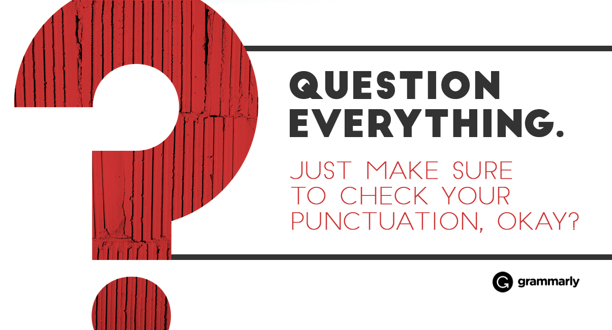 Question Mark Grammarly Blog - 