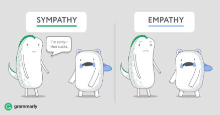 Empathy Vs Sympathy Examples 437x230 