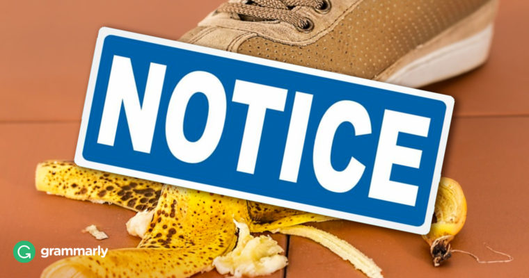 Advance Notice―Is it Correct?