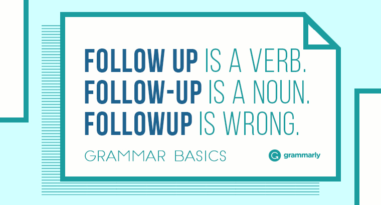 Follow Up Follow Up Followup Grammarly Blog