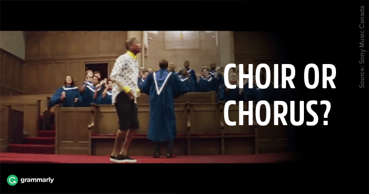 Choir vs. Chorus