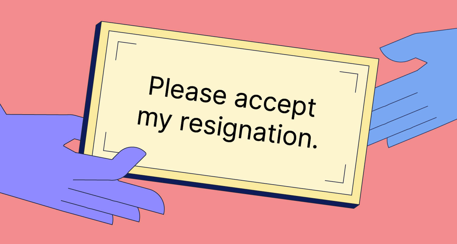 polite resignation letter template