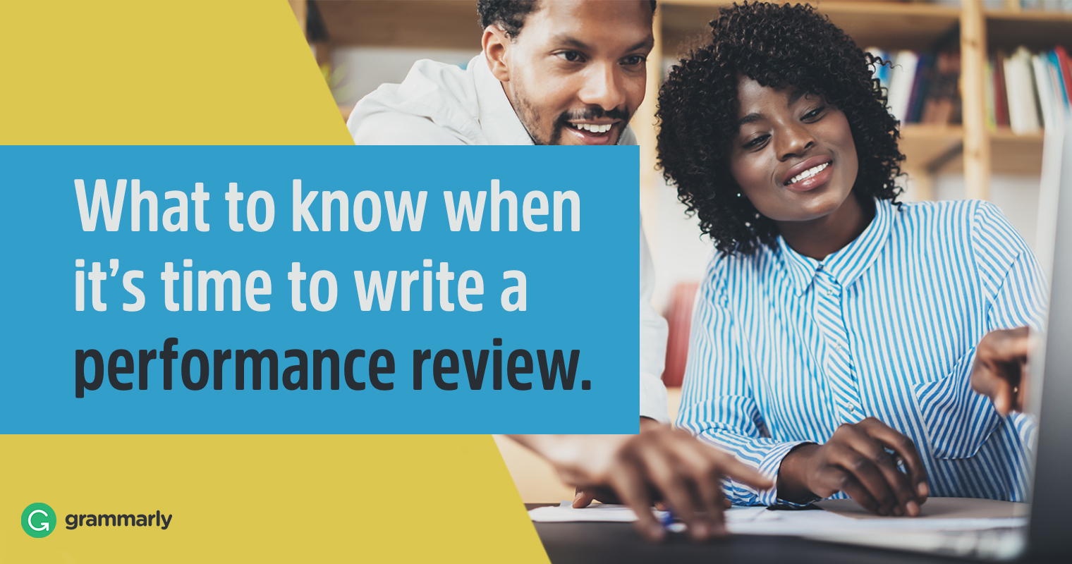 Performance Review Examples You Need to See  Grammarly