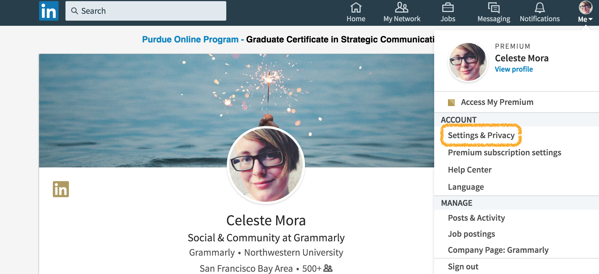 How To Update Your Linkedin Profile Without Alerting Anyone Grammarly 0871