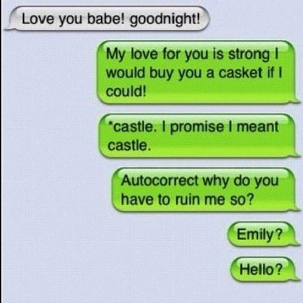 text messages gone wrong autocorrect