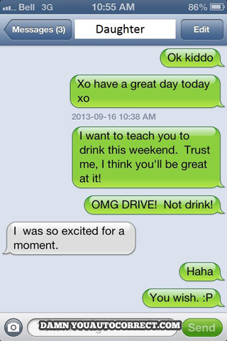 hilarious autocorrect text messages