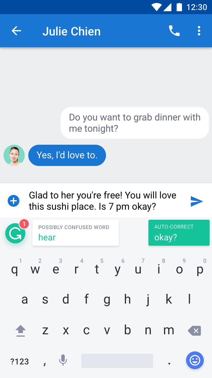 grammarly phone number