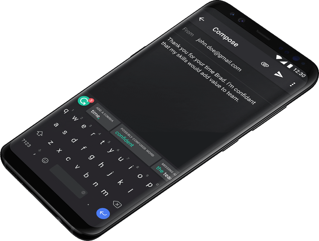 grammarly keyboard android