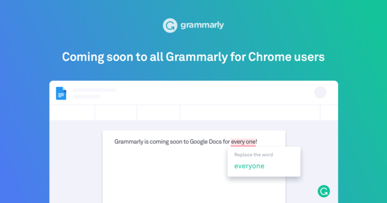 Grammarly Is Here to Improve Your Writing in Google Docs