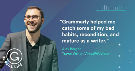 Grammarly IRL: How Alex Berger Writes His Way Around the World