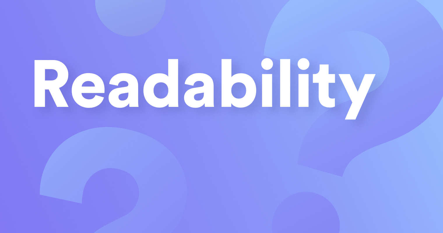 what is another word for readability