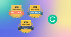 Grammarly Wins Comparably’s Best Company Outlook, Best Product & Design Teams, and Best Places to Work in the Bay Area Awards