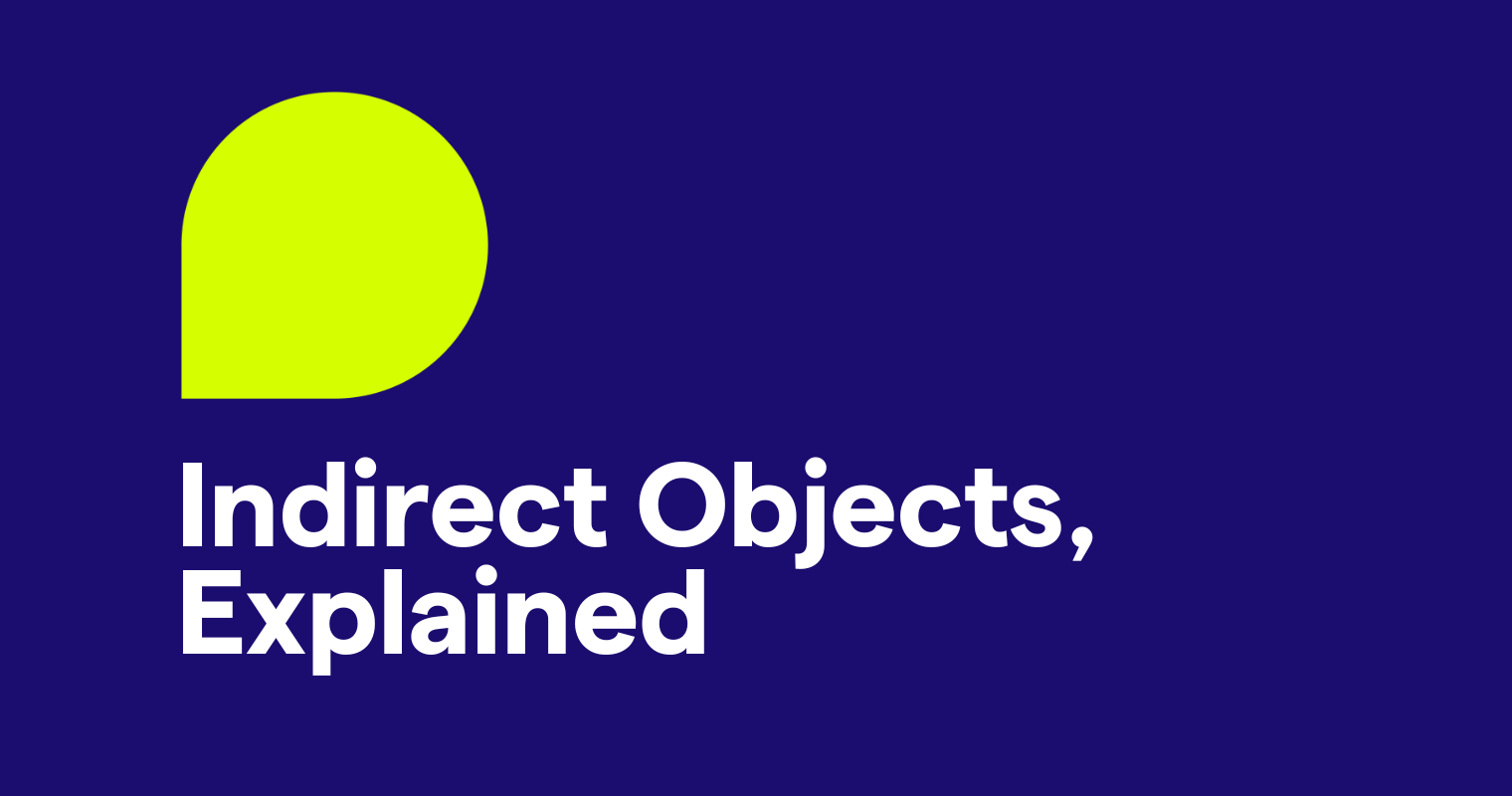 Indirect Object Pronoun Notes Identifying Direct & Indirect Object