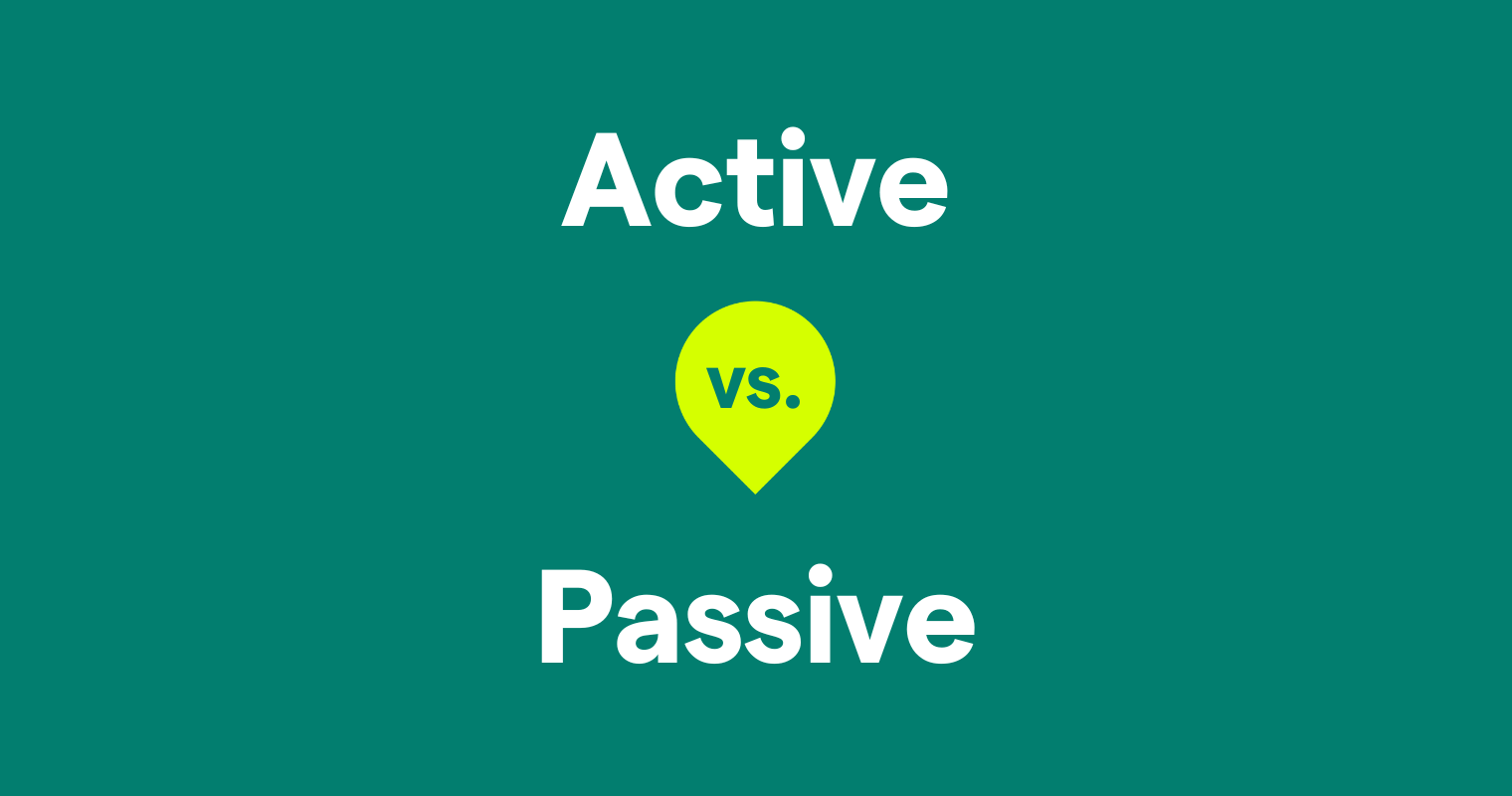 Active vs. Passive Voice