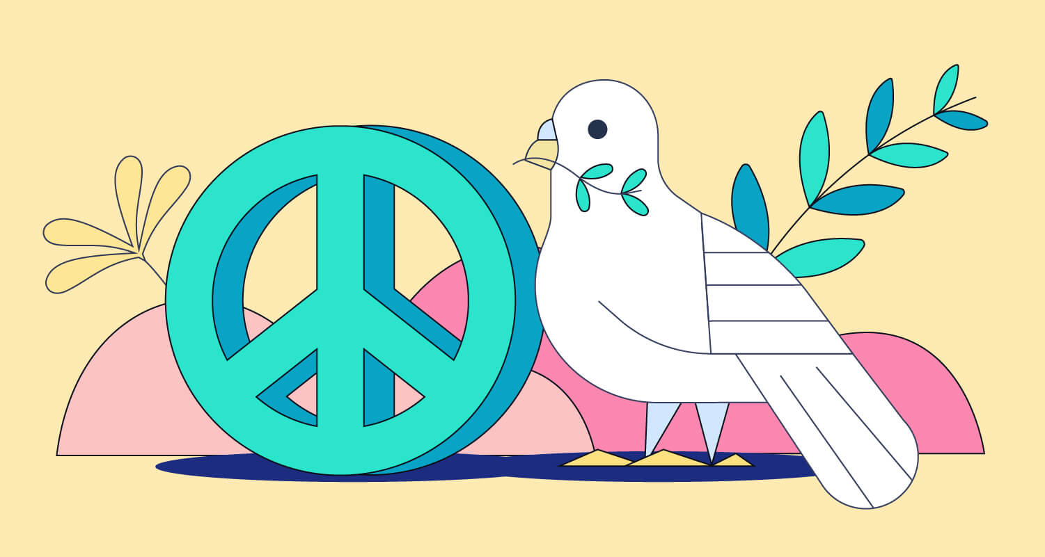 Picasso Peace Dove Art Project - Soul Sparklettes Art