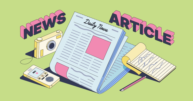 how to write a news article for kids