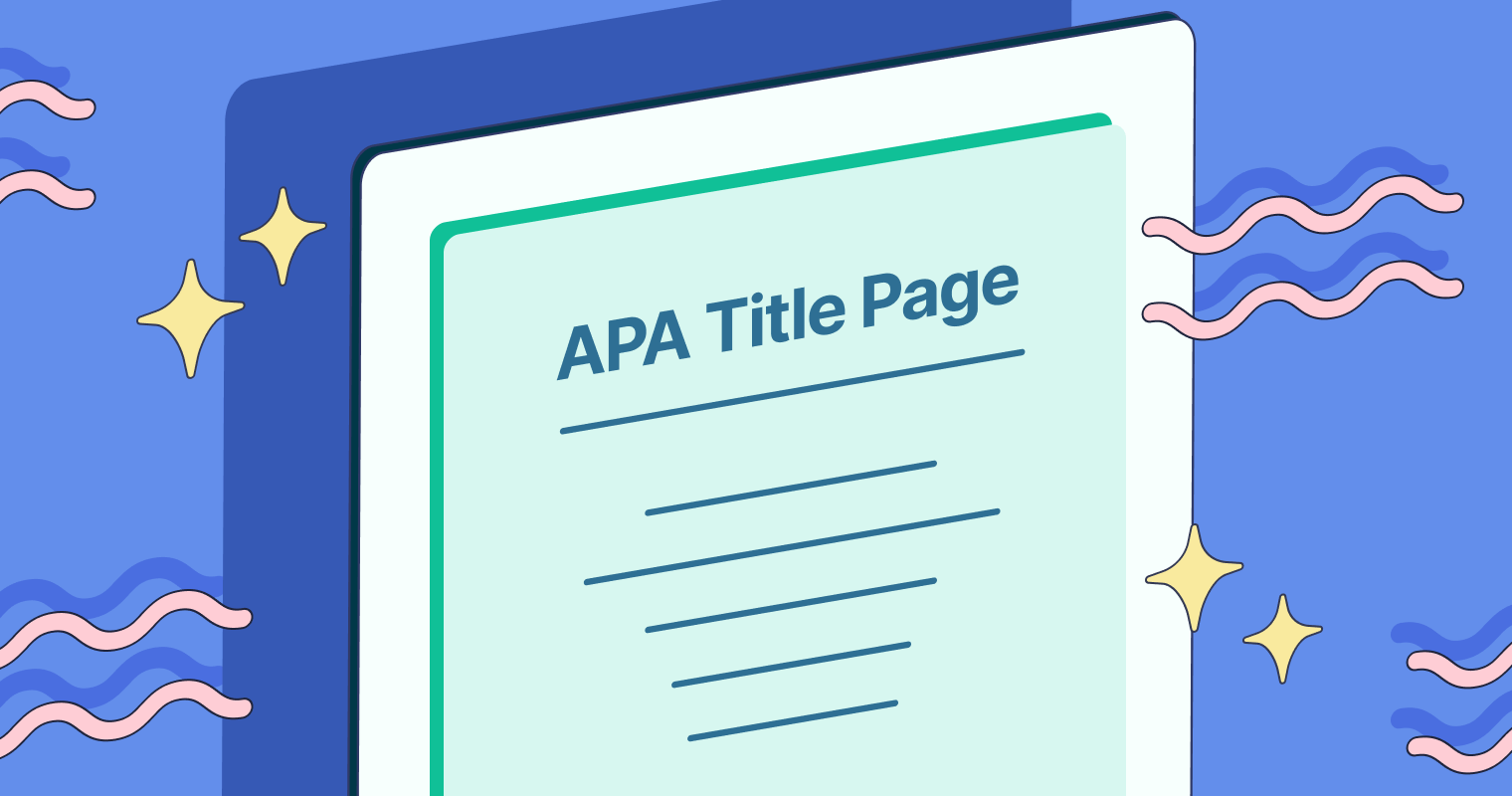 How to Create a Title Page in APA Format, With Examples