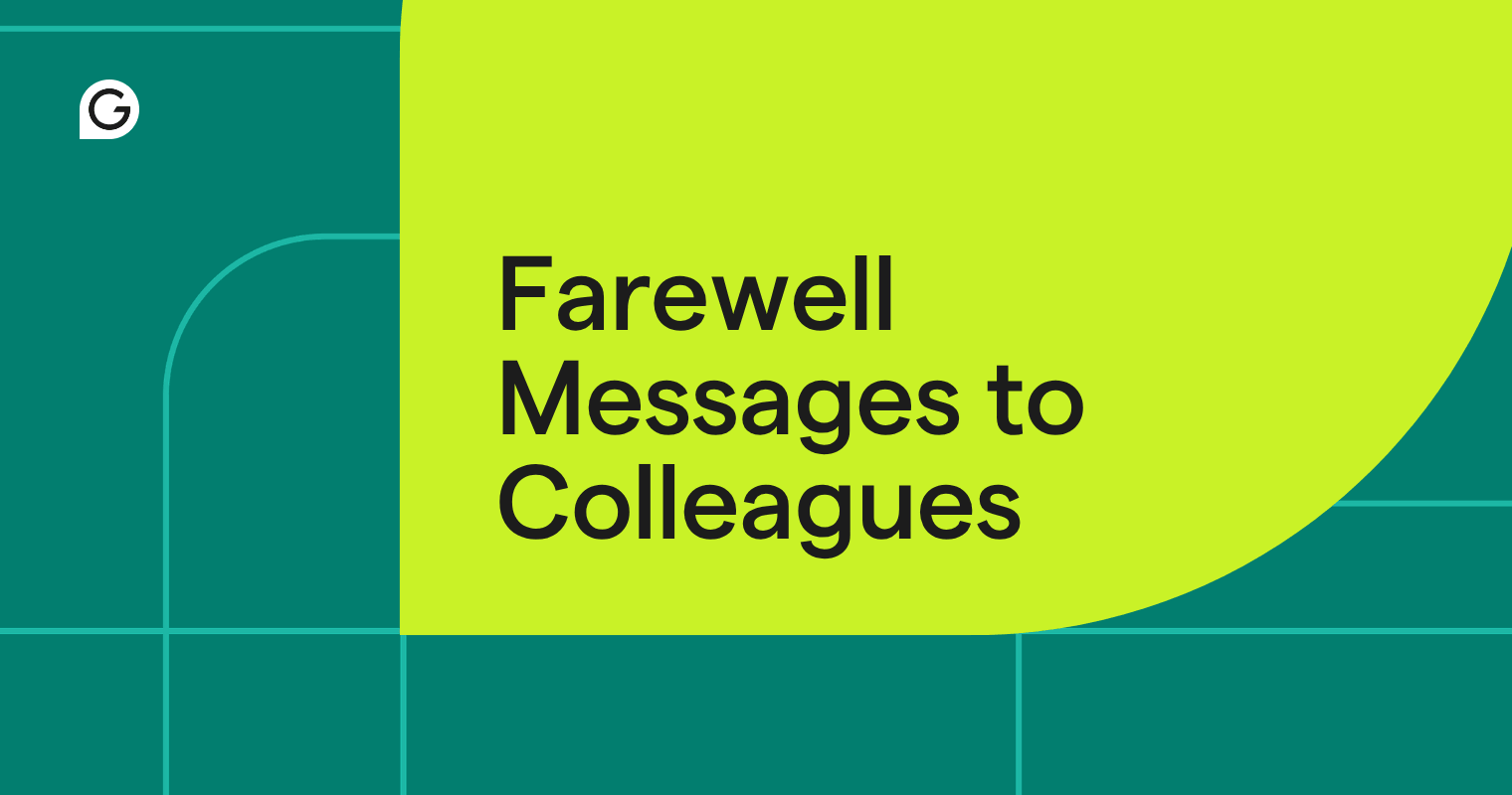 How to Write a Farewell Message to Colleagues
