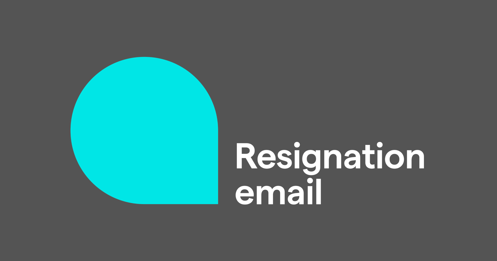 Simple Resignation Letter Email - Infoupdate.org