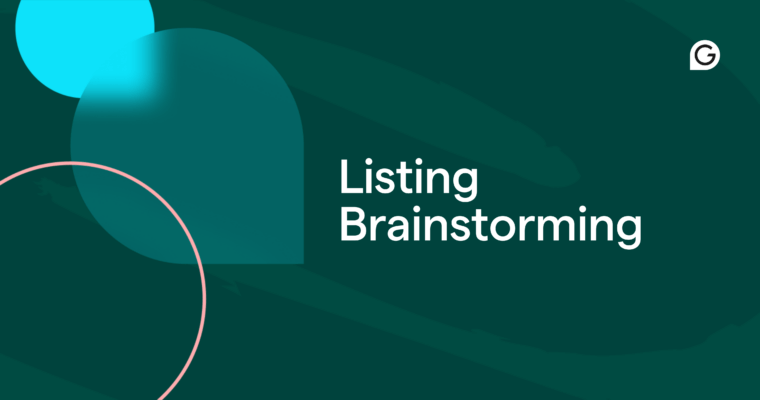 Listing Brainstorming