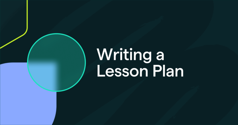 Writing a Lesson Plan