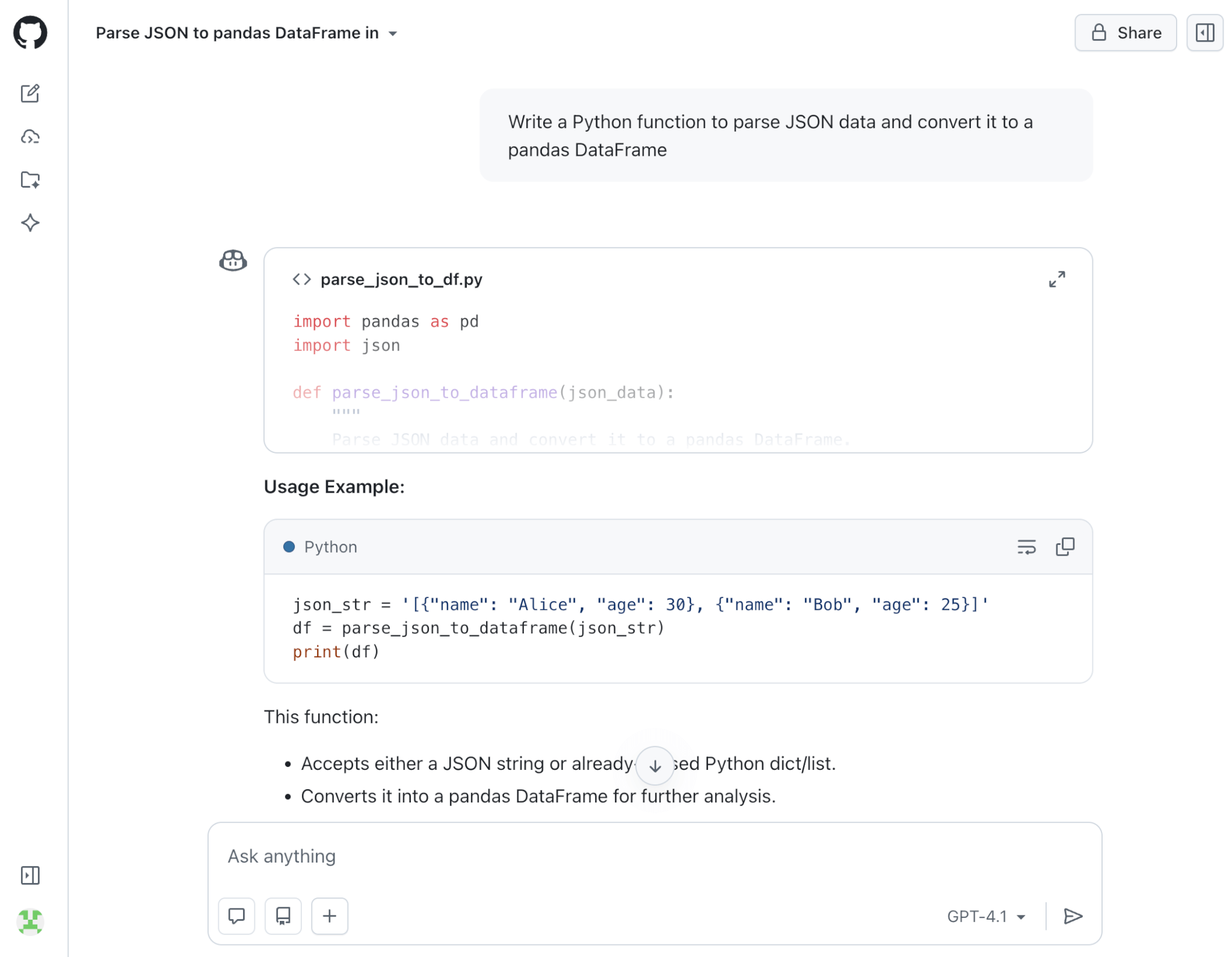GitHub Copilot Example