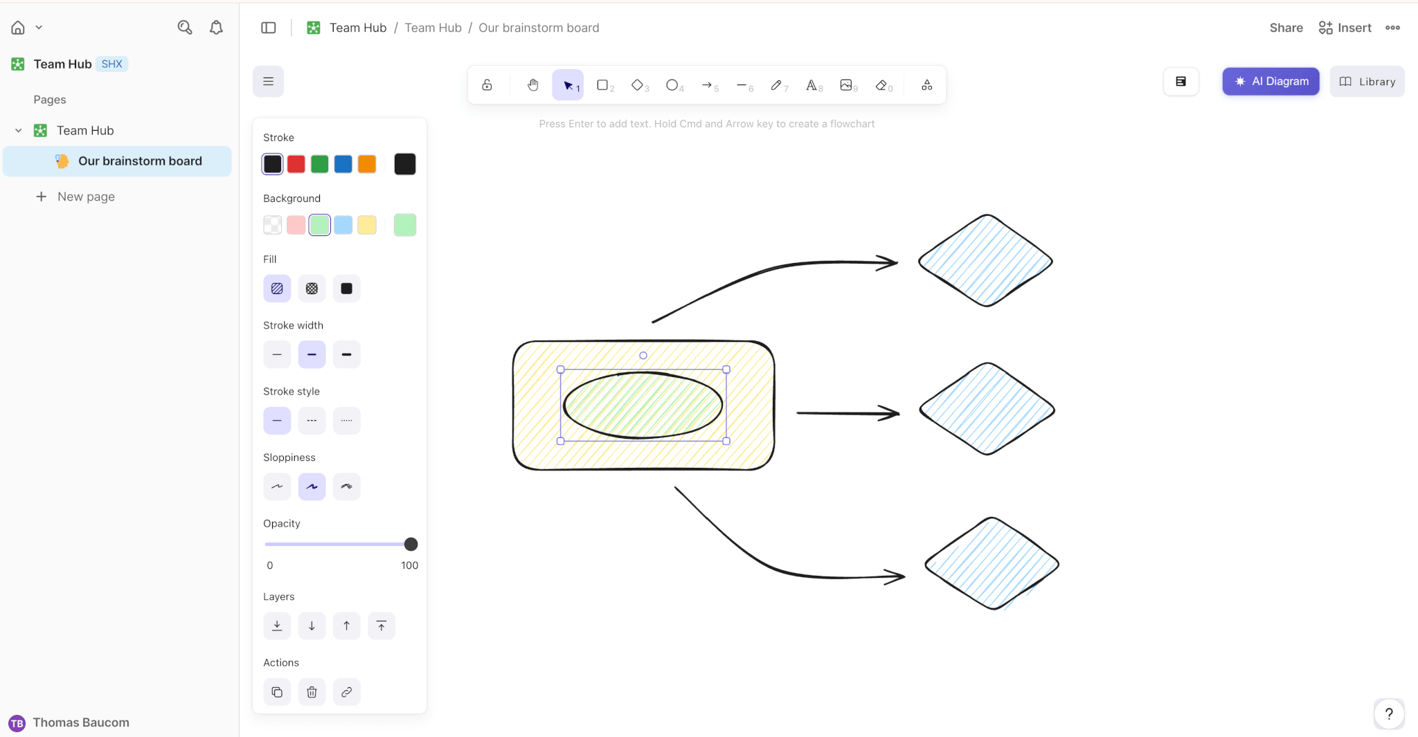 Coda Whiteboard experience